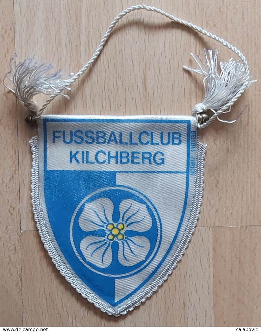 FC Kilchberg Switzerland Football club soccer Fussball Calcio Futebol  PENNANT, SPORTS FLAG ZS 3/5 - Kleding, Souvenirs & Andere