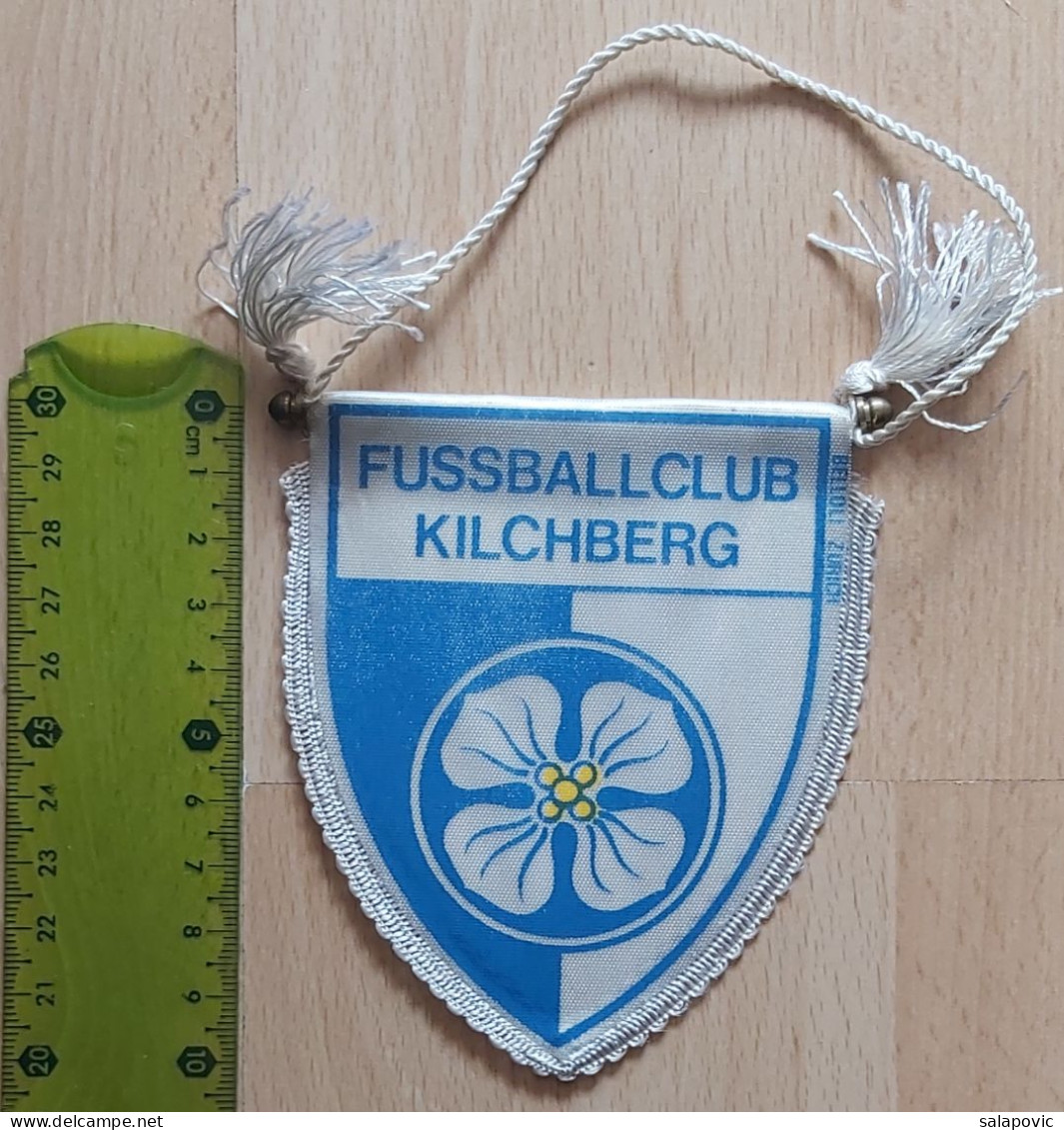 FC Kilchberg Switzerland Football club soccer Fussball Calcio Futebol  PENNANT, SPORTS FLAG ZS 3/5 - Kleding, Souvenirs & Andere