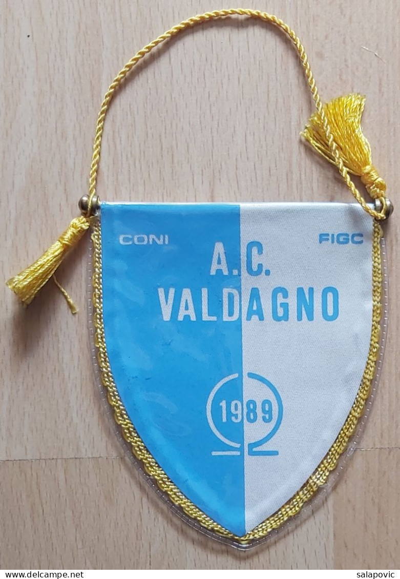 AC Valdagno Italy Football club soccer Fussball Calcio Futebol  PENNANT, SPORTS FLAG ZS 3/6 - Bekleidung, Souvenirs Und Sonstige