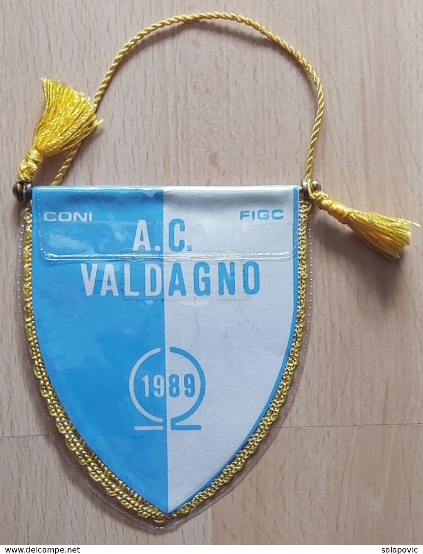 AC Valdagno Italy Football club soccer Fussball Calcio Futebol  PENNANT, SPORTS FLAG ZS 3/6 - Bekleidung, Souvenirs Und Sonstige