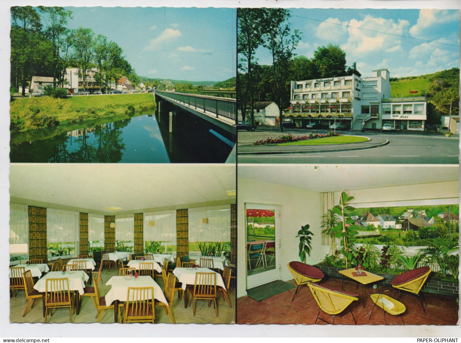 5250 ENGELSKIRCHEN - LOOPE, Hotel Restaurant Lenz, Doppelklappkarte 1967 - Lindlar