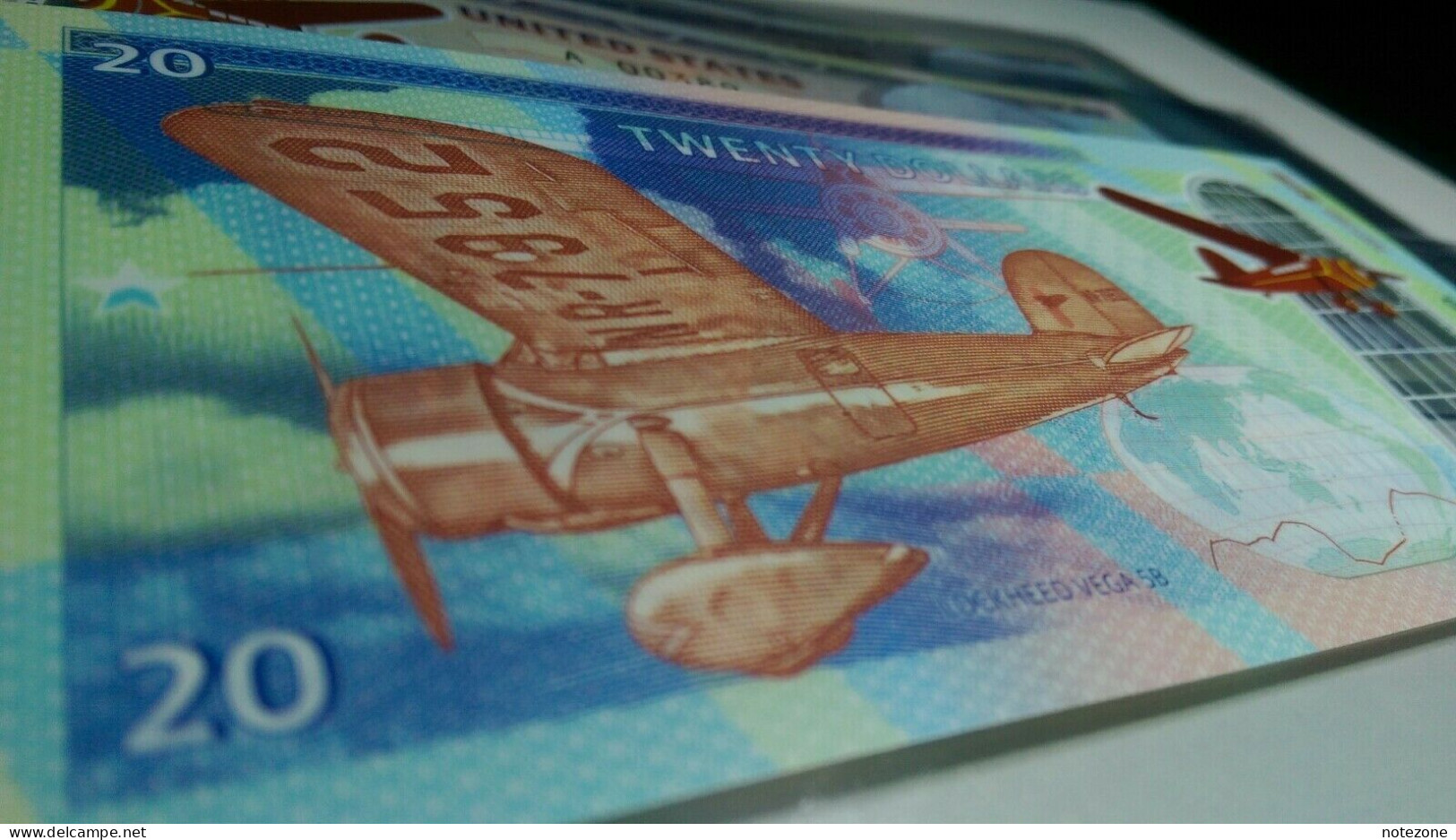 Matej Gabris $20 Amelia Earhart USA banknote Private fantasy test
