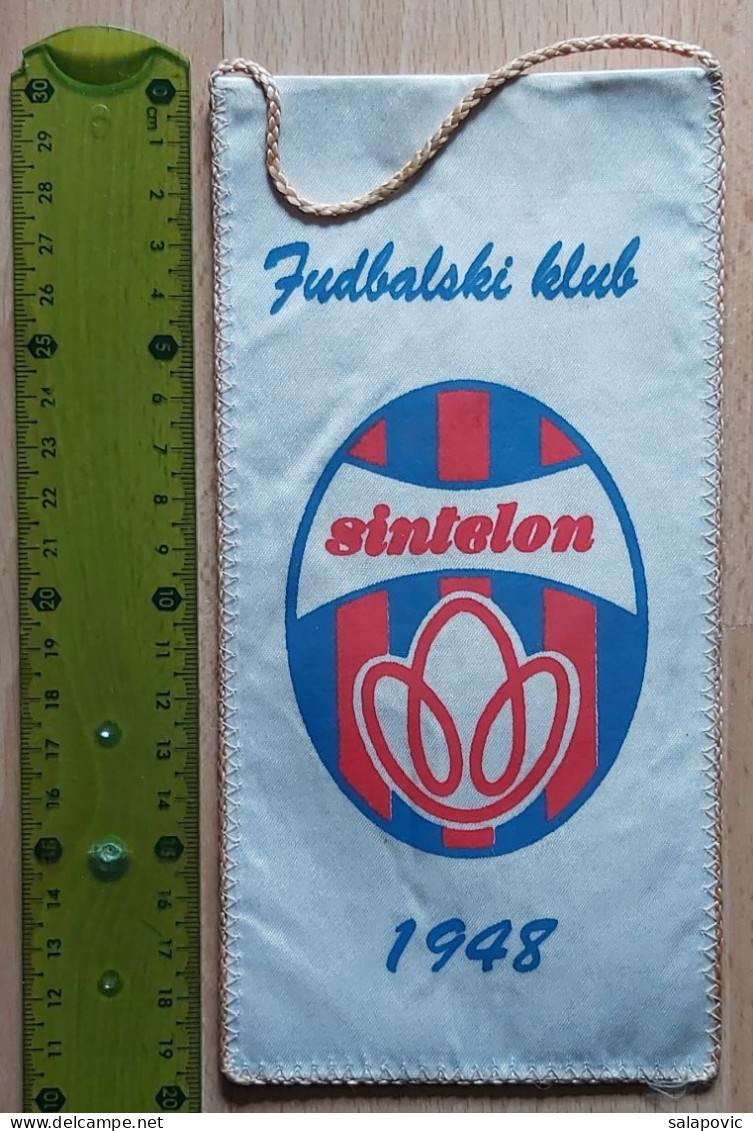 FK Sintelon Backa Palanka, Serbia Football club soccer Fussball Calcio Futebol  PENNANT, SPORTS FLAG ZS 3/7 - Habillement, Souvenirs & Autres