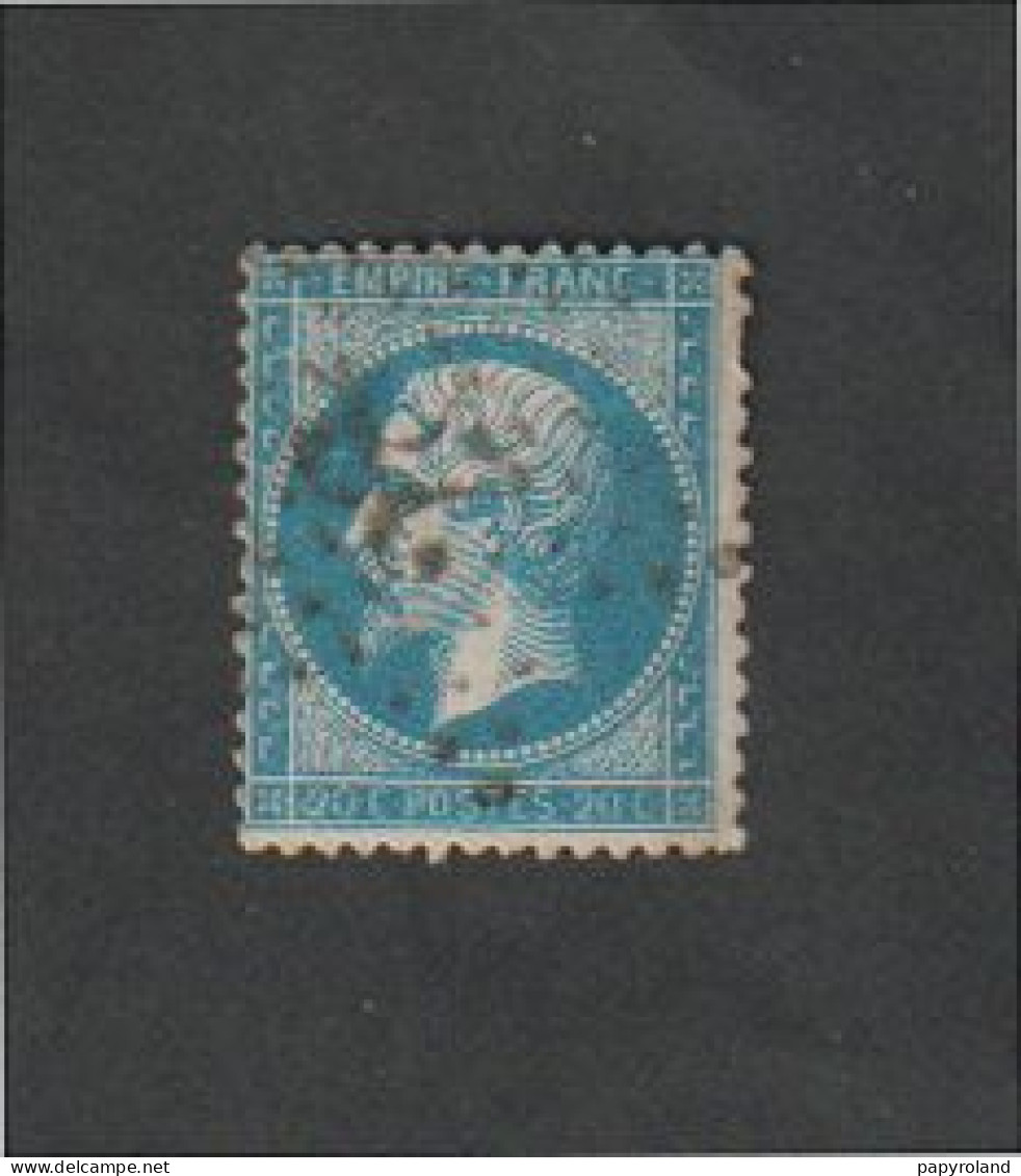 Timbres -  N°29 A  - Type  Napoléon III , Lauré , Légende  Empire Français - 1867   -  Oblitéré - - Autres & Non Classés