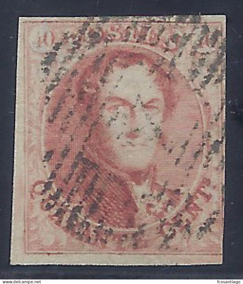 BELGICA 1851 - Yvert #8 - VFU - 1849-1865 Medaillons (Varia)