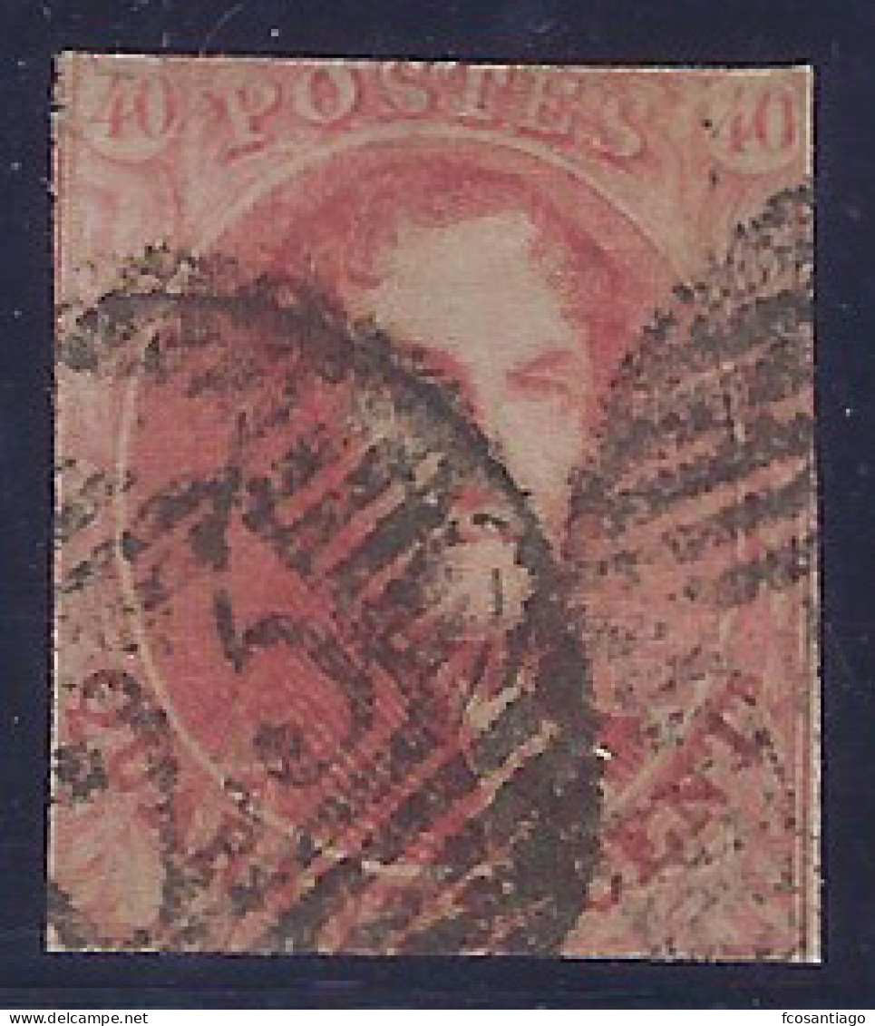 BELGICA 1858 - Yvert #12 - VFU - 1849-1865 Medallions (Other)