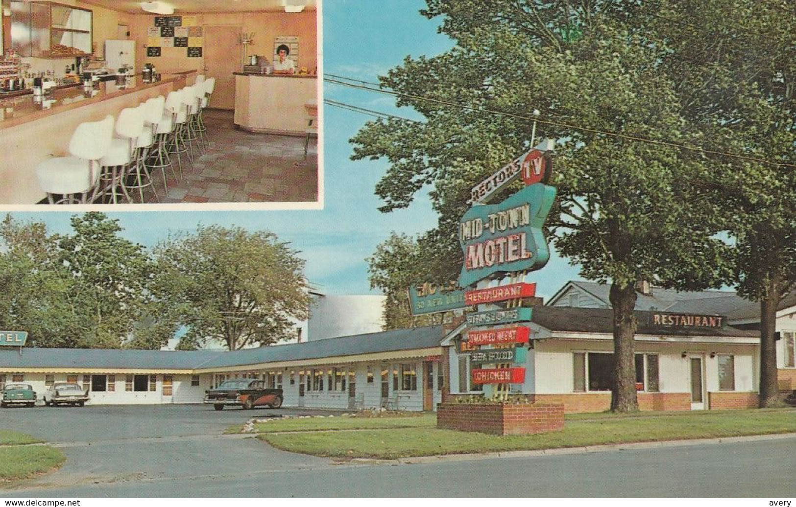 Midtown Motel, 112 Sailly Ave., Plattsburg, New York  North Of Business Section - Adirondack