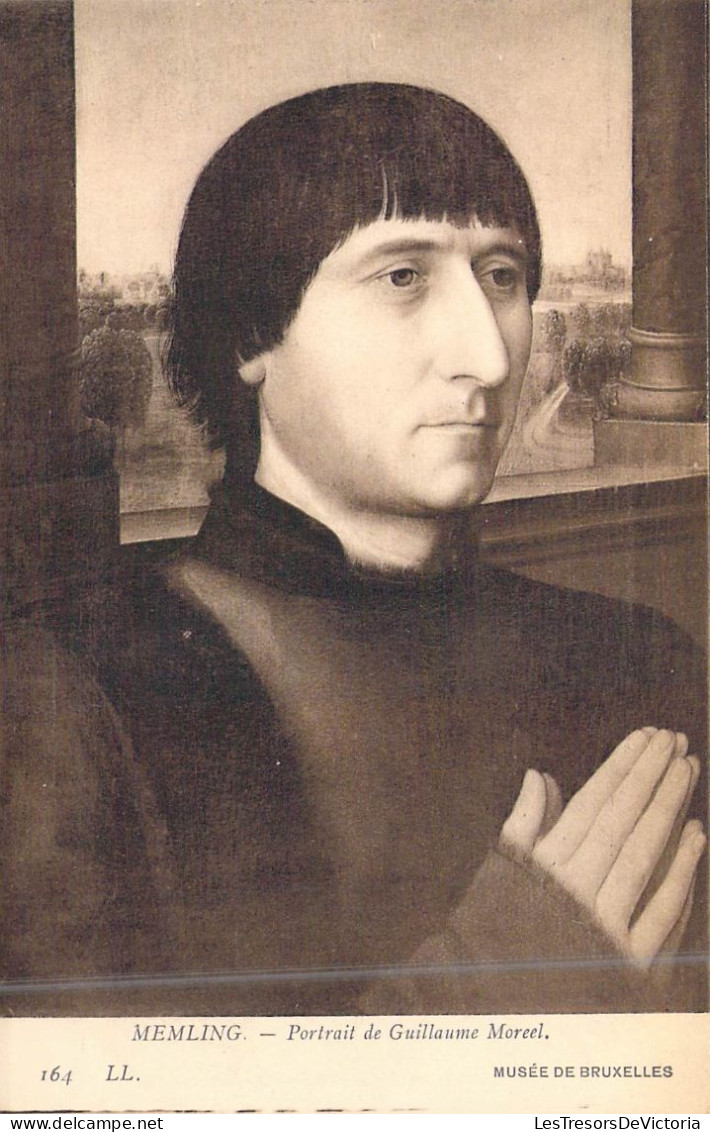 Musées - Musée De Bruxelles - Memling - Portrait De Guillaume Moreel - Carte Postale Ancienne - Musées