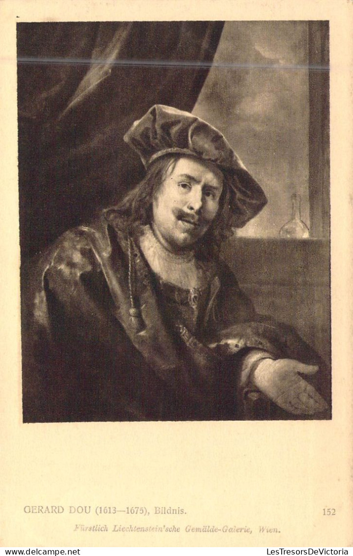 Arts - Musées - Gemalde-Galerie - Gerard Dou ( 1613-1675 ) - Bildnis - Carte Postale Ancienne - Musei