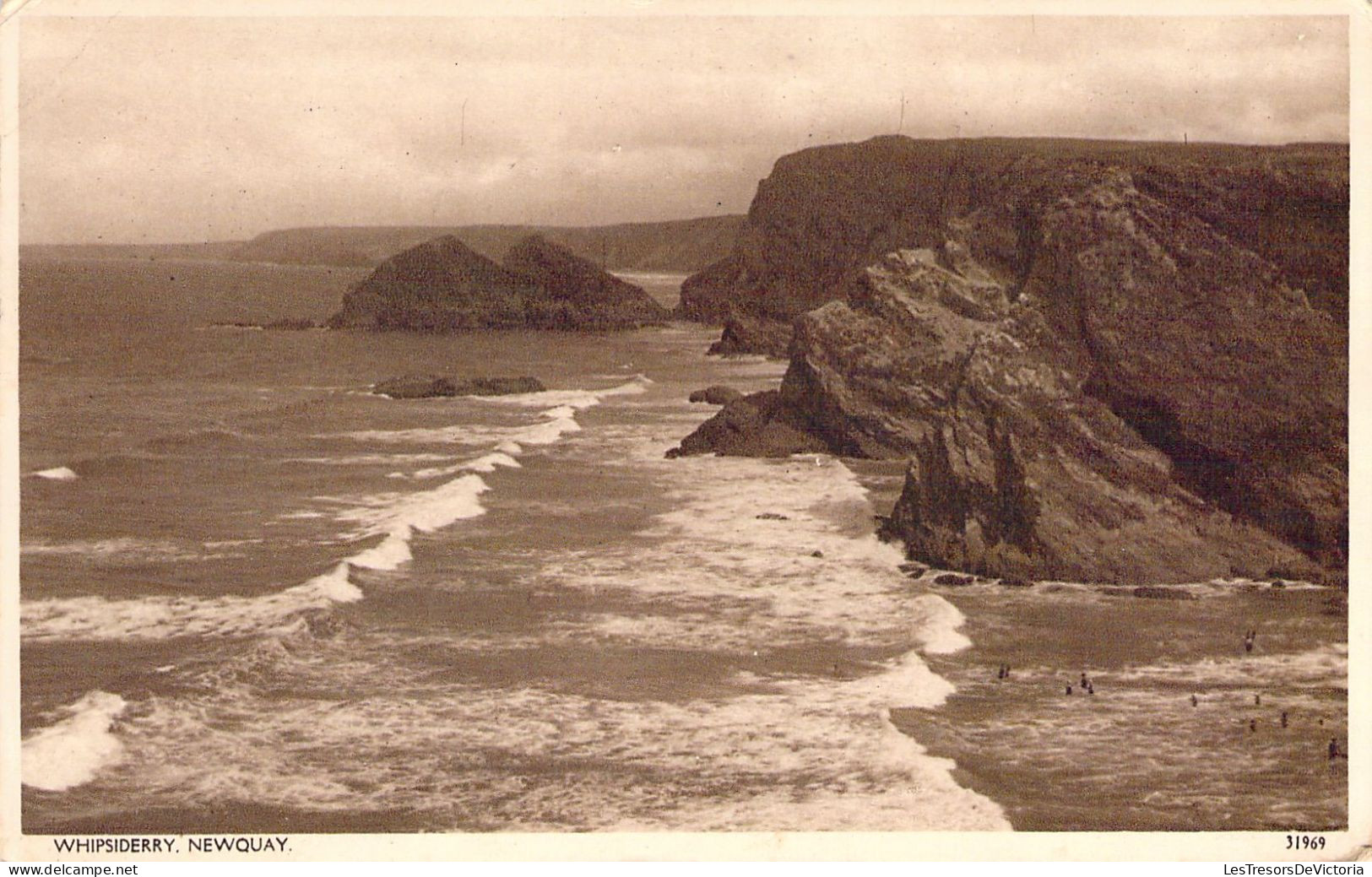 ROYAUME UNIS - Whipsiderry Newquay - Carte Postale Ancienne - Otros & Sin Clasificación