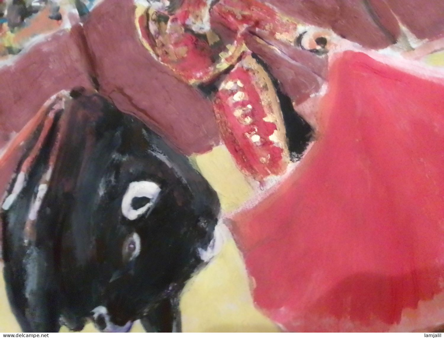 Gouache corrida en peinture