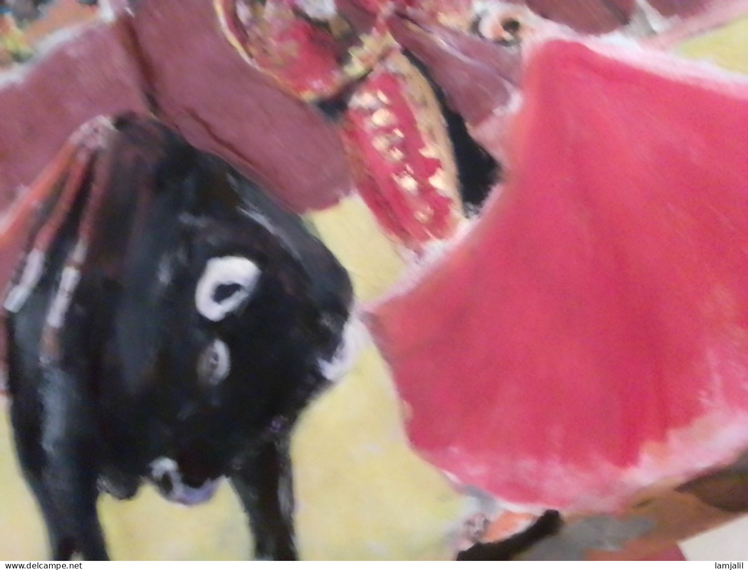 Gouache corrida en peinture