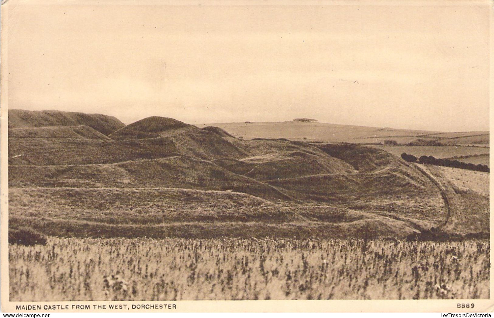 ROYAUME UNI - Maiden Castle From The West Dorchester - Carte Postale Ancienne - Other & Unclassified