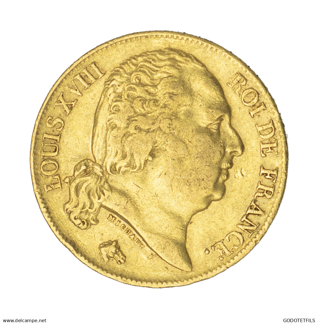 Louis XVIII-20 Francs 1816 Paris - 20 Francs (goud)