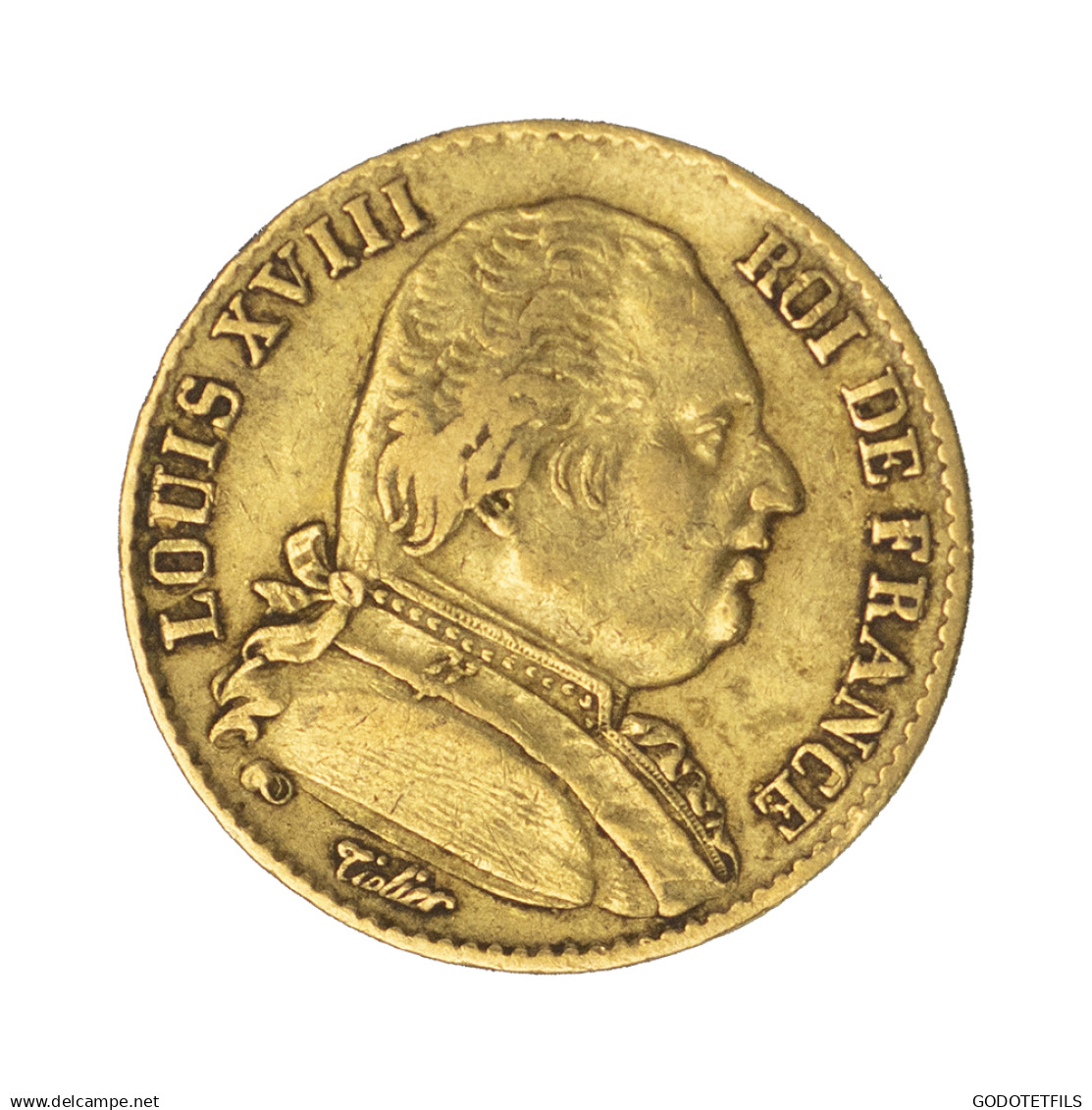 Louis XVIII-20 Francs 1814 Paris - 20 Francs (oro)