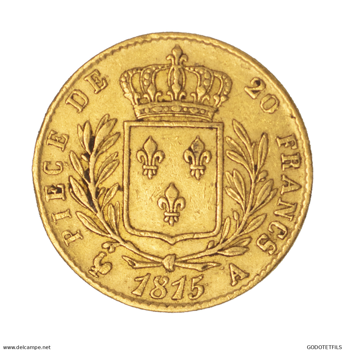 Louis XVIII -20 Francs 1815 Paris - 20 Francs (goud)