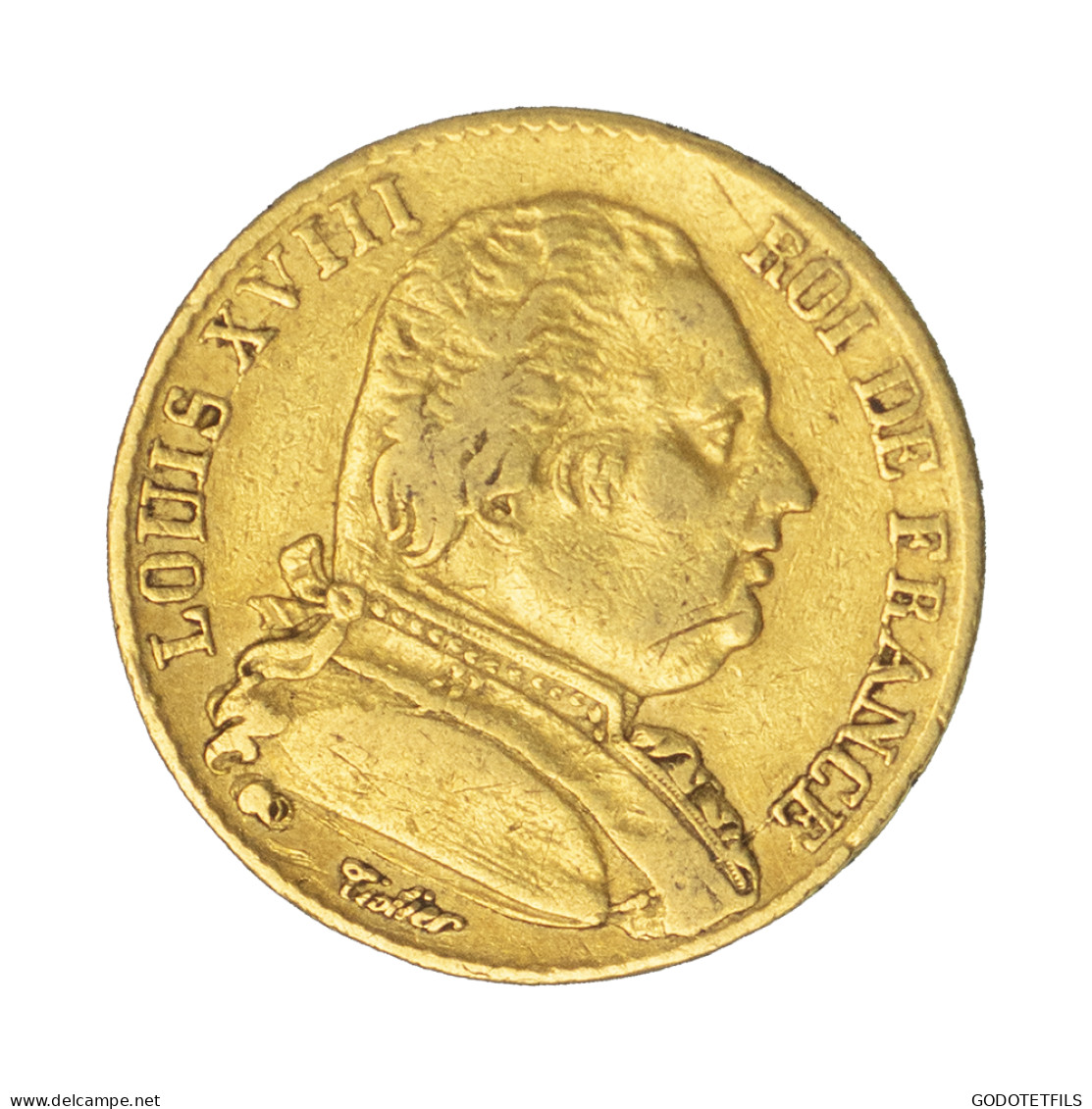 Louis XVIII-20 Francs 1815 Paris - 20 Francs (oro)