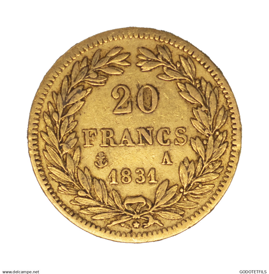 Louis-Philippe-20 Francs 1831 Paris - 20 Francs (or)