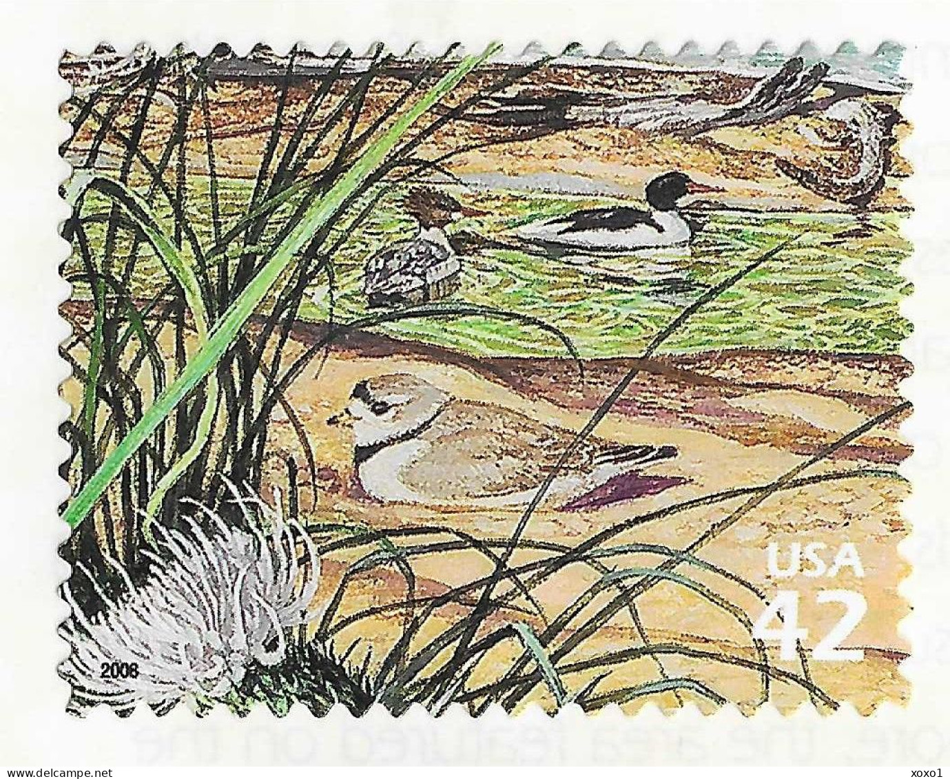 USA 2008 MiNr. 4441 Great Lake Dunes #10, Birds, Piping Plover, Common Merganse, Pitcher's Thistle 1v MNH** 1.00 € - Plantes Toxiques