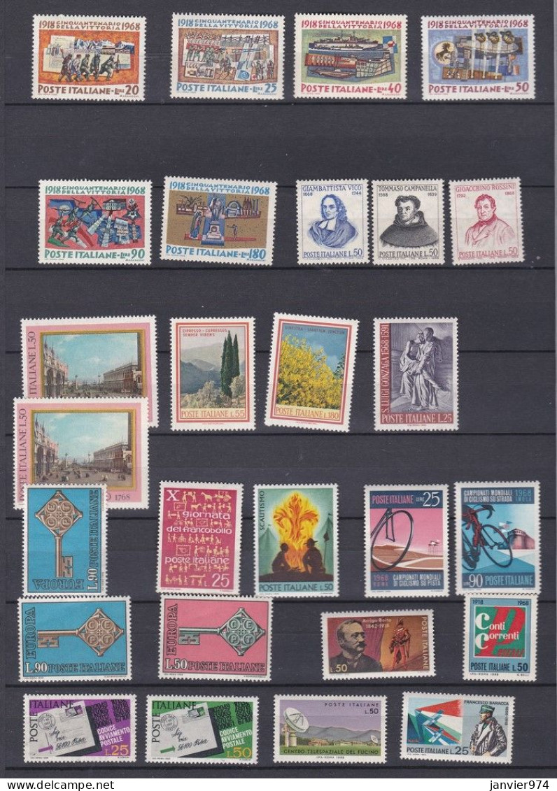 294 timbres Neufs sans trace de charnière / 294 nuovi francobolli senza traccia di cerniera. 11 photo/ 11 foto