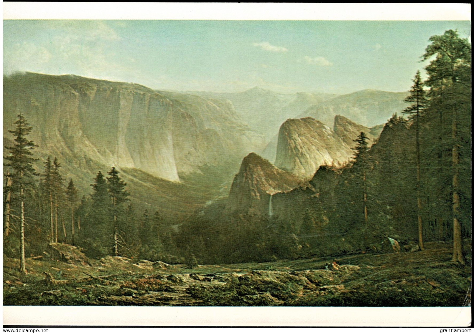 Great Canyon Of The Sierras - Yosemite Painting By Thomas Hill 1829-1908 - Unused - Yosemite