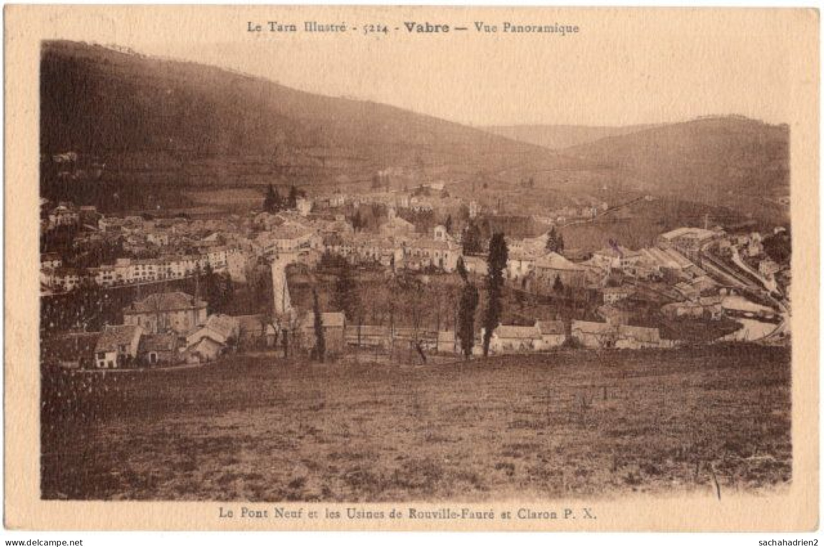 81. VABRE. Vue Panoramique. 5214 - Vabre