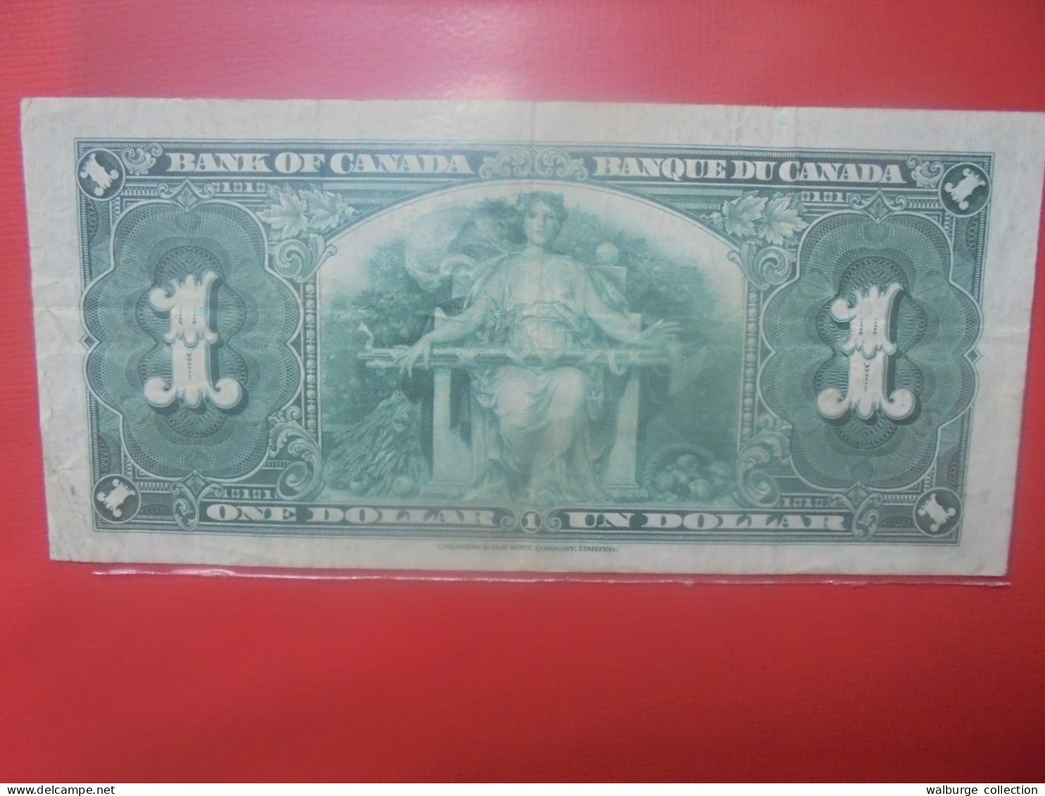 CANADA 1$ 1937 Signature "Coyne-Towers" Circuler (B.29) - Canada