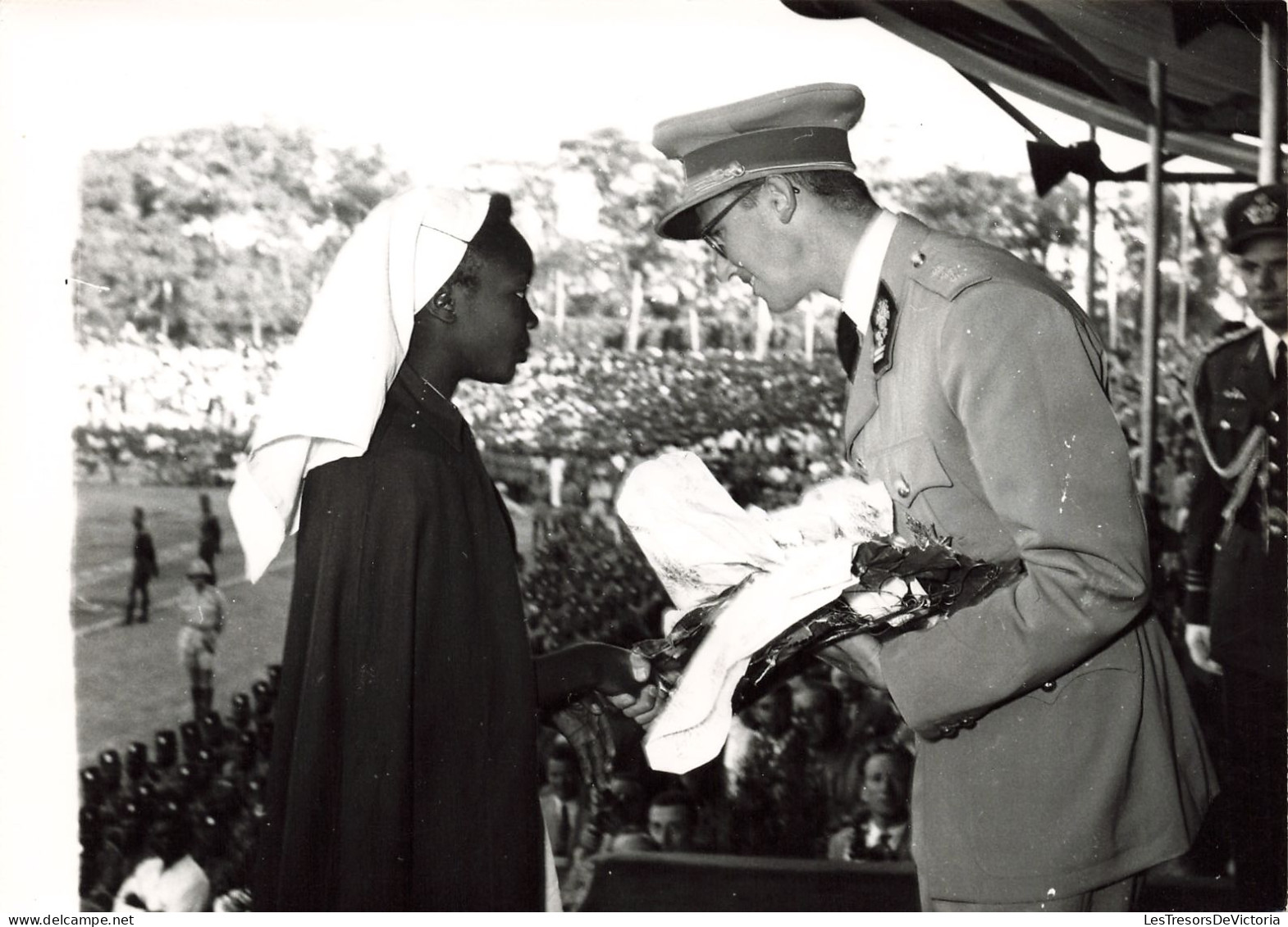 Photographie - Congo Belge - Le Voyage Royal Au Congo - Stade D'Elisabethville - Assoc. Gén. Des Report. Phot. - Afrique