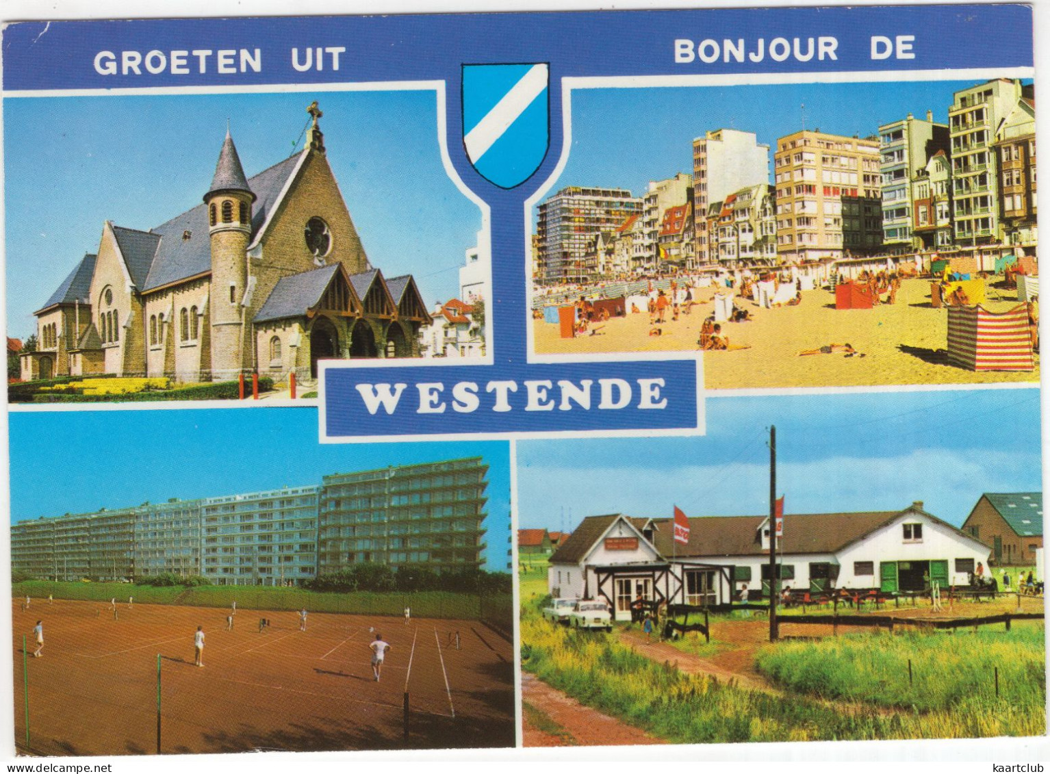 Groeten Uit Westende - Bonjour De  - (België/Belgique) - Tennis Game - Westende