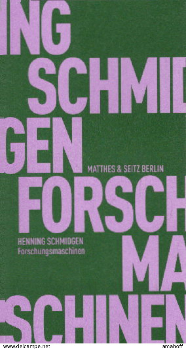 Forschungsmaschinen: Experimente Zwischen Wissenschaft Und Kunst (Fröhliche Wissenschaft) - Psychologie