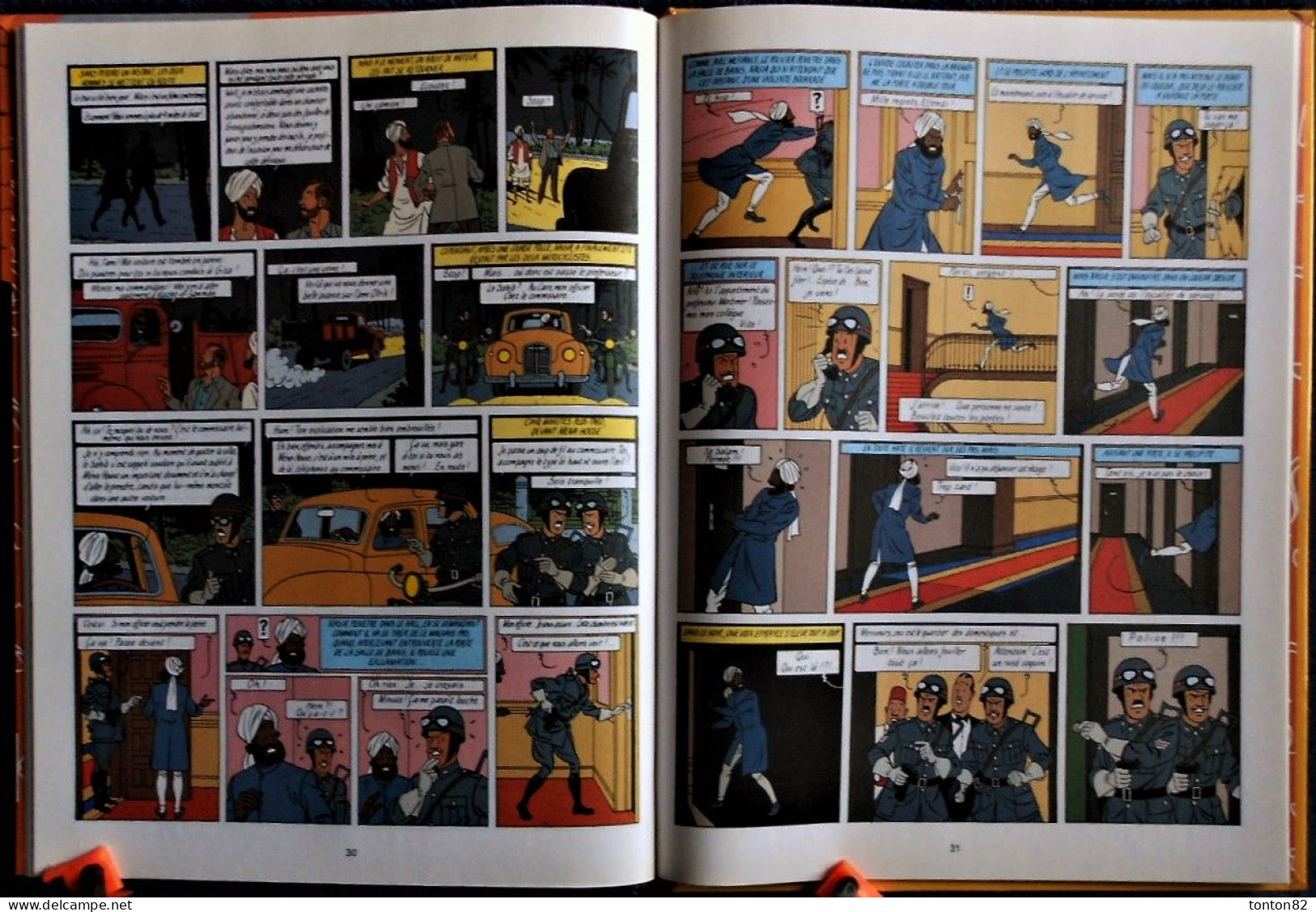 E.P. Jacobs - Le Mystère de la Grande Pyramide - Tome 1 et 2  - Éditions Blake et Mortimer - ( 1995 ) .