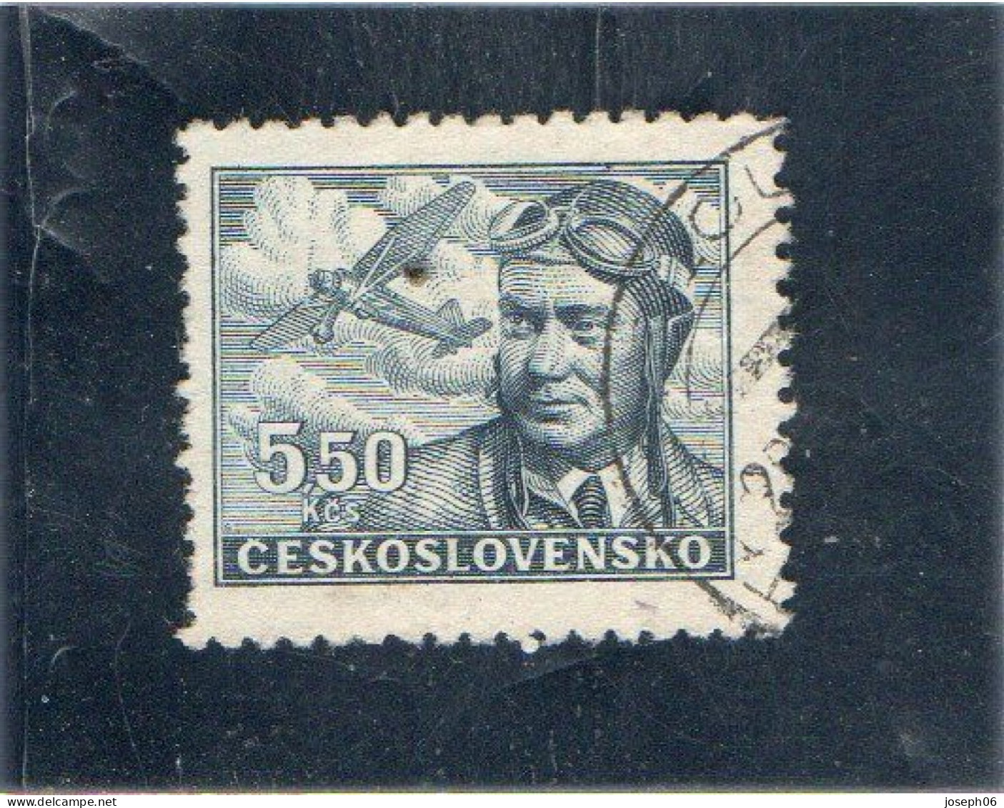 TCHECOSLOVAQUIE   1946-47  Poste Aérienne  Y.T. N° 19  à  27  Incomplet  Oblitéré - Airmail