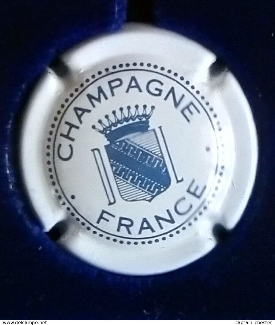 PLAQUE DE MUSELET DE CHAMPAGNE " DUVAL LEROY BLANC ET BLEU " - Duval-Leroy