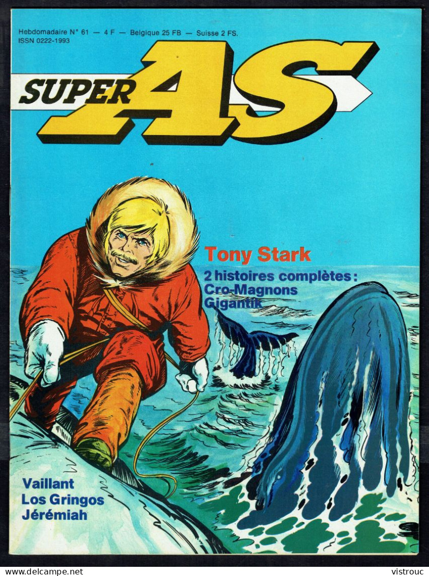 SUPER AS N° 61 - Année 1979 - Couverture "TONY STARK" D'AIDANS. - Super As