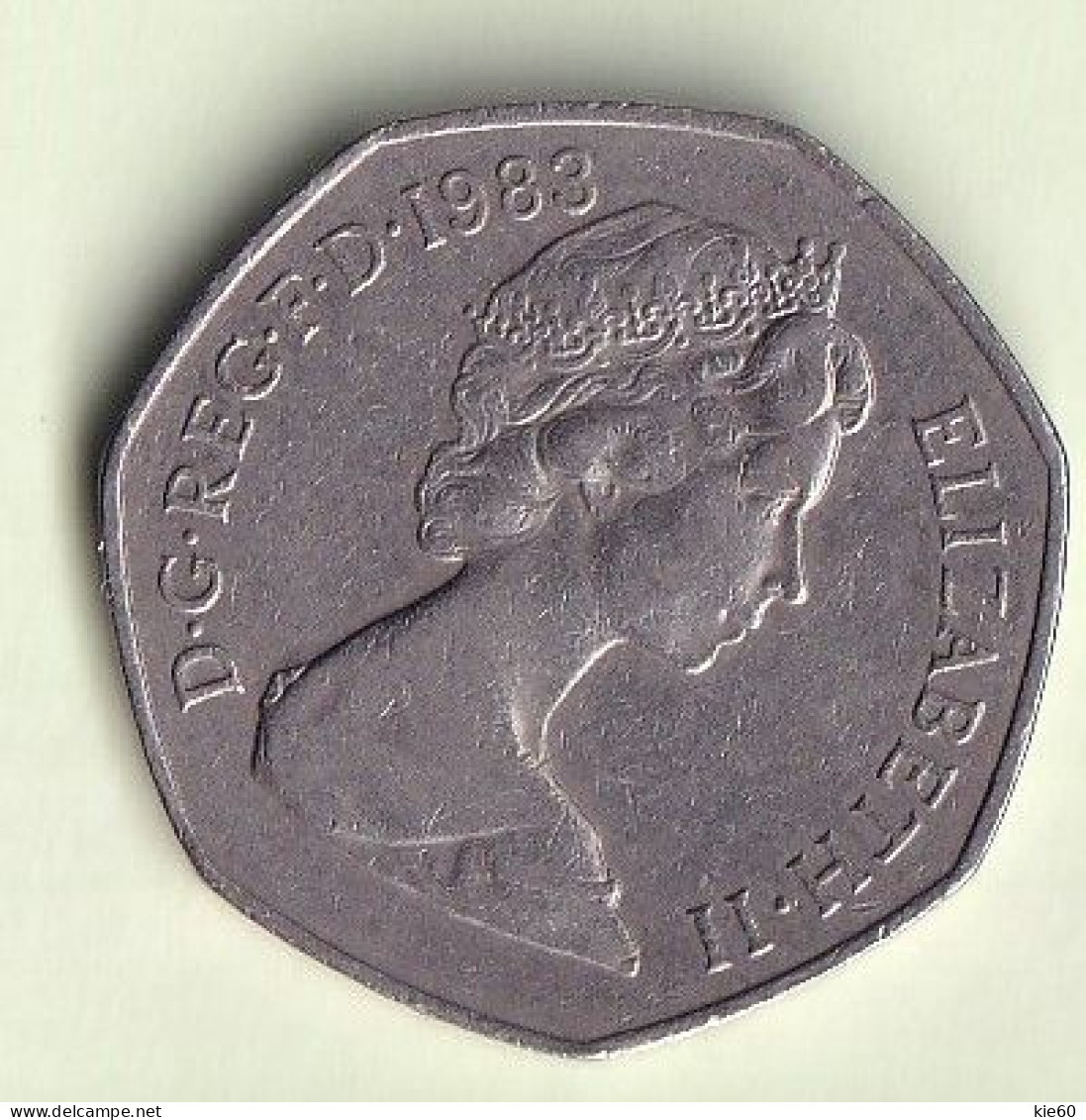 Great  Britain   - 1983 -  50 Pence  KM913 - 50 Pence