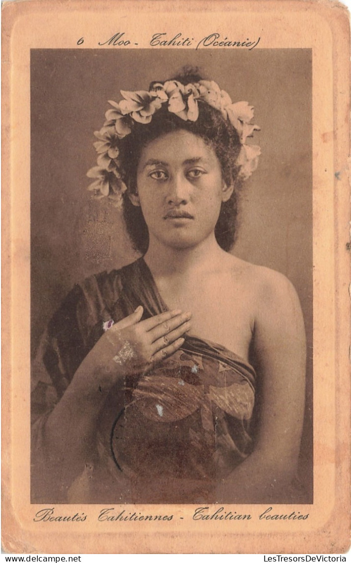 Tahiti - Moo - Océanie - Beautés Tahitiennes - Tahitian Beauties - L. Gauthier - Carte Postale Ancienne - Tahiti