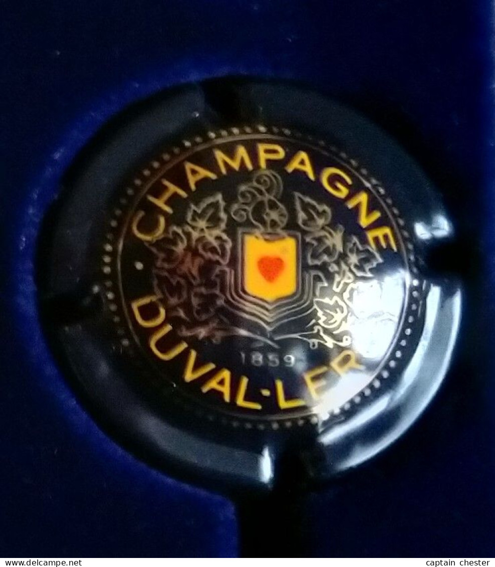 PLAQUE DE MUSELET DE CHAMPAGNE " DUVAL LEROY N° 5 " - Duval-Leroy