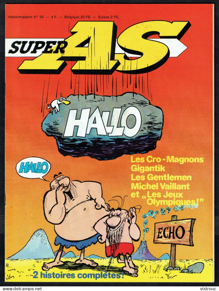 SUPER AS N° 59 - Année 1979 - Couverture "CRO-MAGNONS" De BARA. - Super As