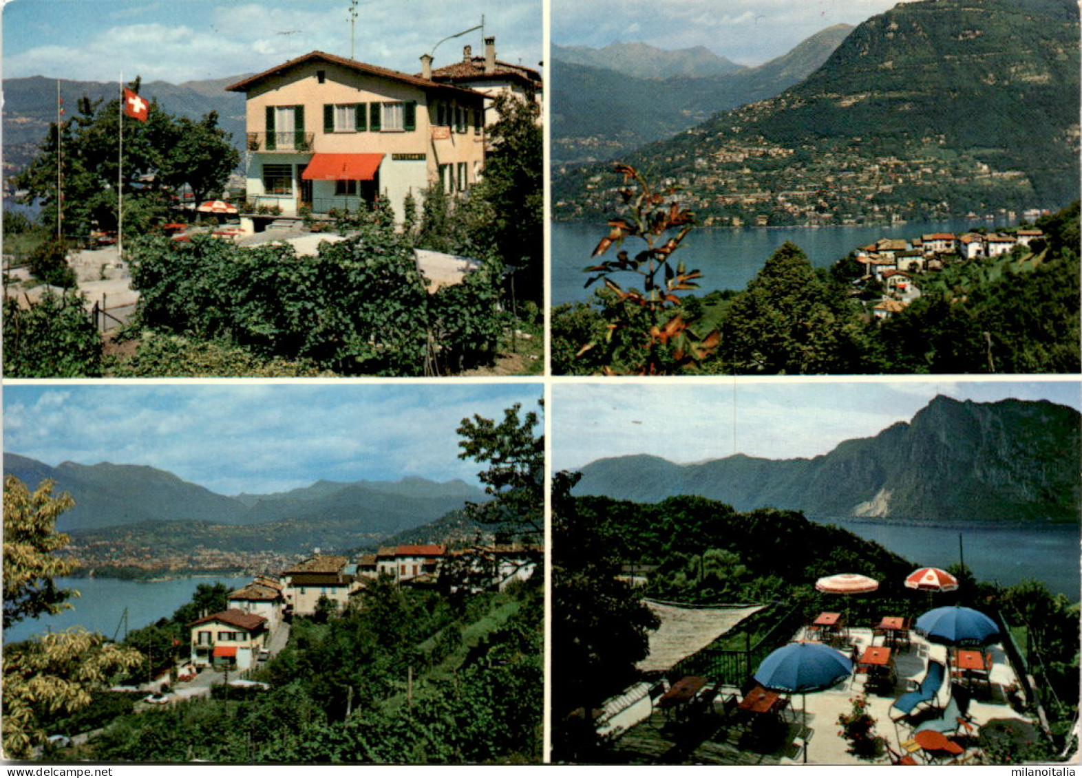 Ristorante Grütli Con Alloggio - Pugerna / Arogno - 4 Bilder (7737) * 22. 4. 1982 - Arogno