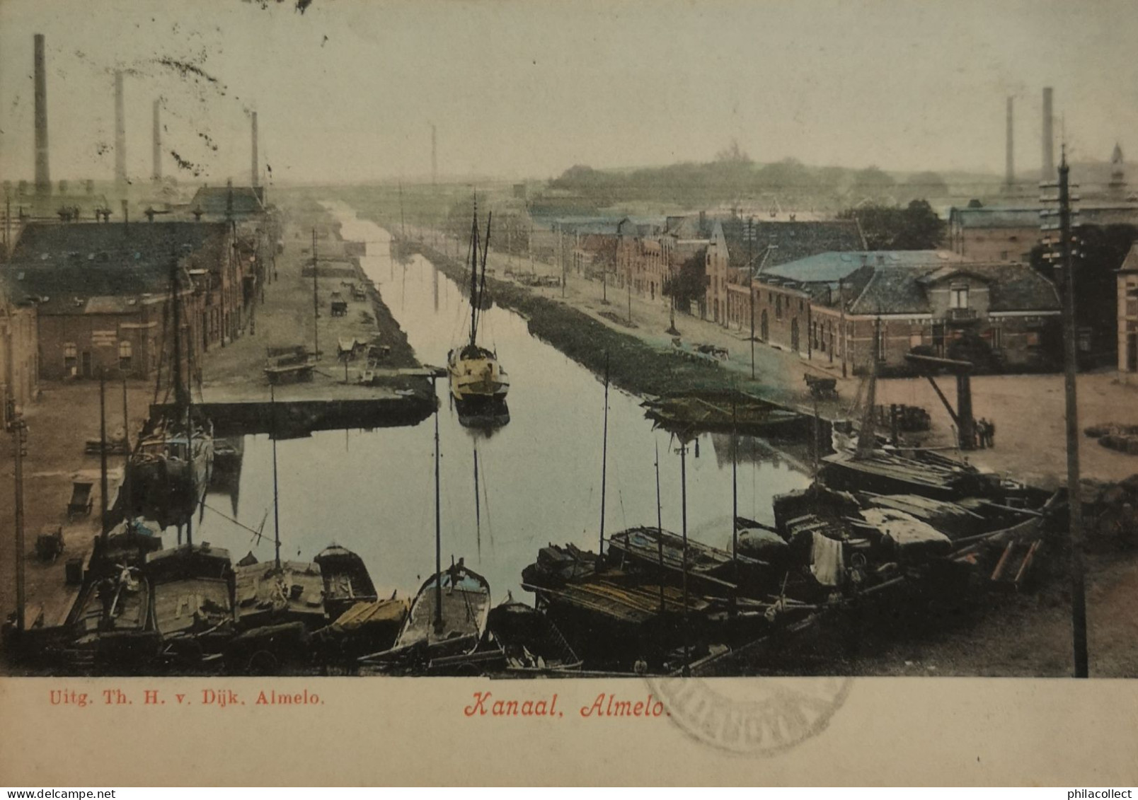 Almelo (Ov.) Kanaal 1907 - Almelo