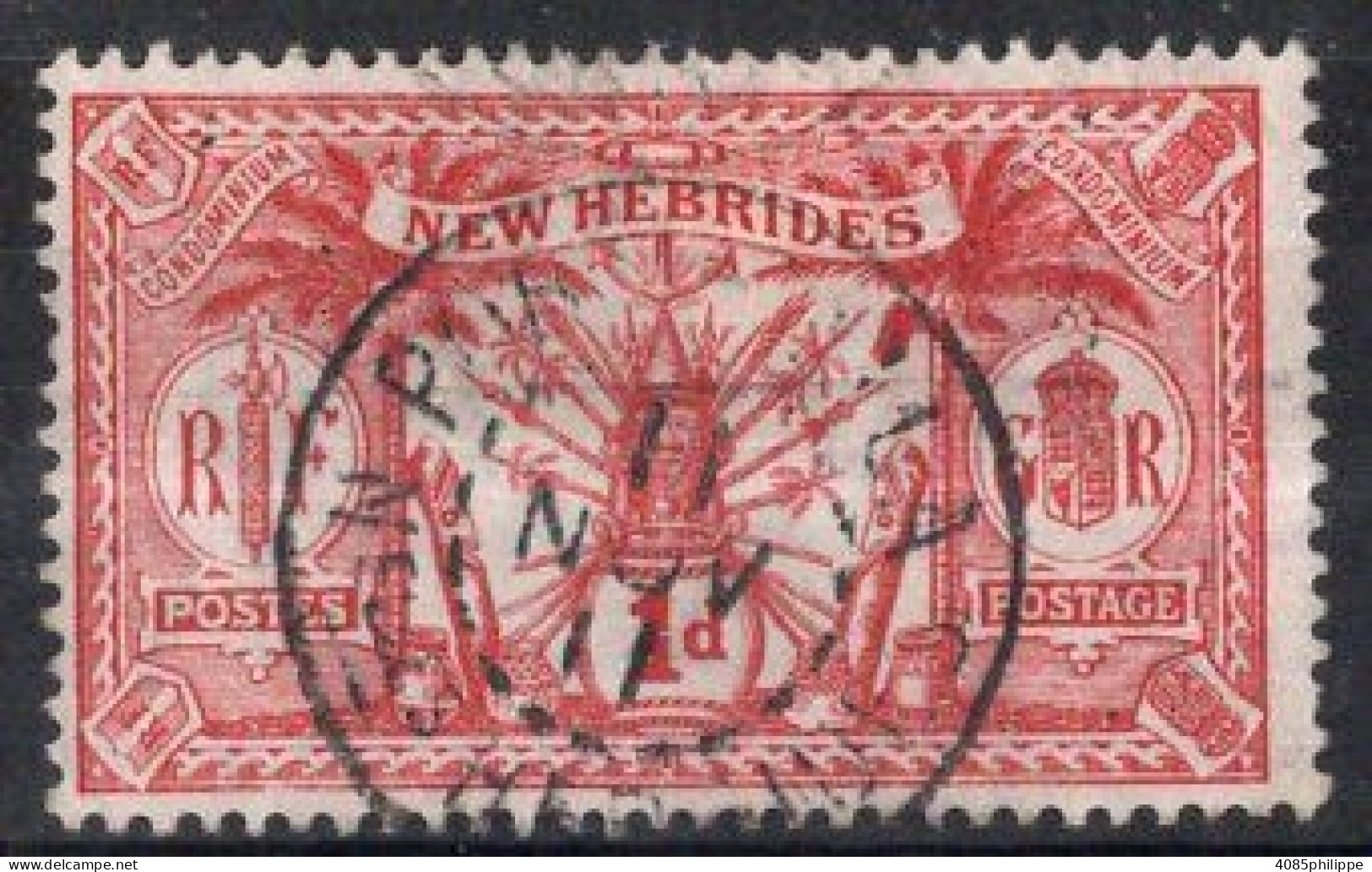 Nouvelles HEBRIDES Timbre-poste N°50 Oblitéré TB Cote : 4.00€ - Usati