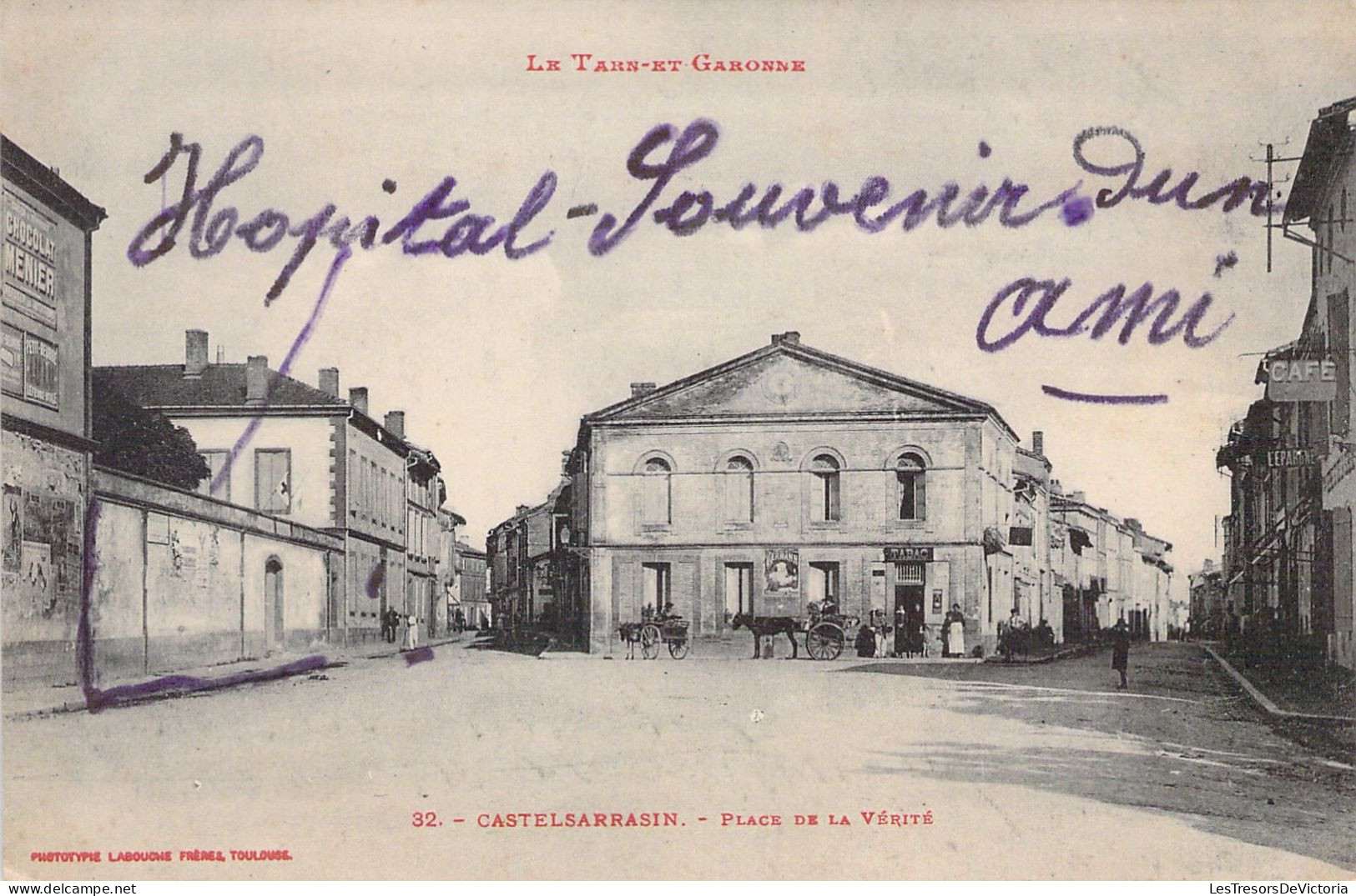 FRANCE - 82 - CASTELSARRASIN - Place De La Vérité - Carte Postale Ancienne - Castelsarrasin