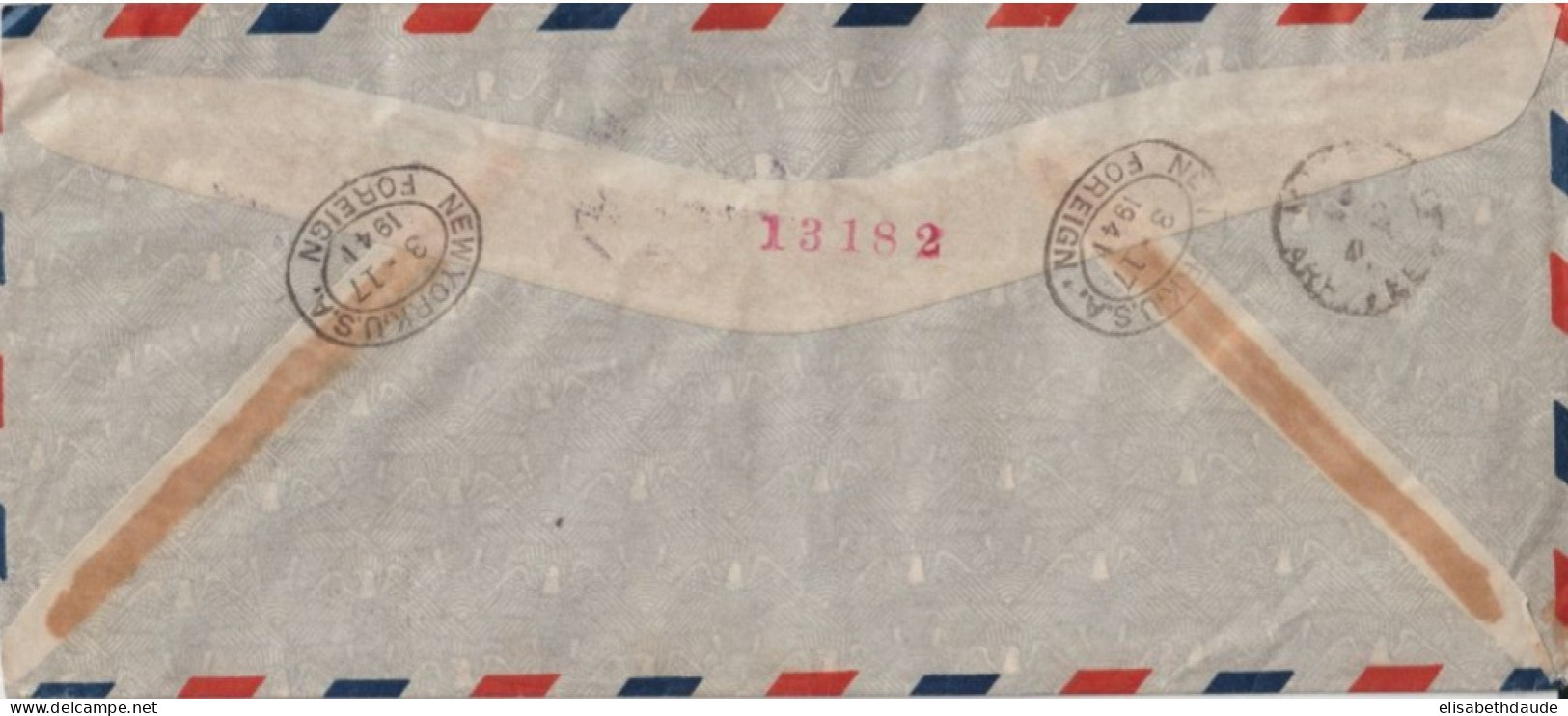 VENEZUELA - 1941 - PERFORES / PERFIN "G.N" ! TIMBRES De SERVICE Sur ENV. RECOMMANDEE De CARACAS => CONSULAT De MARSEILLE - Venezuela