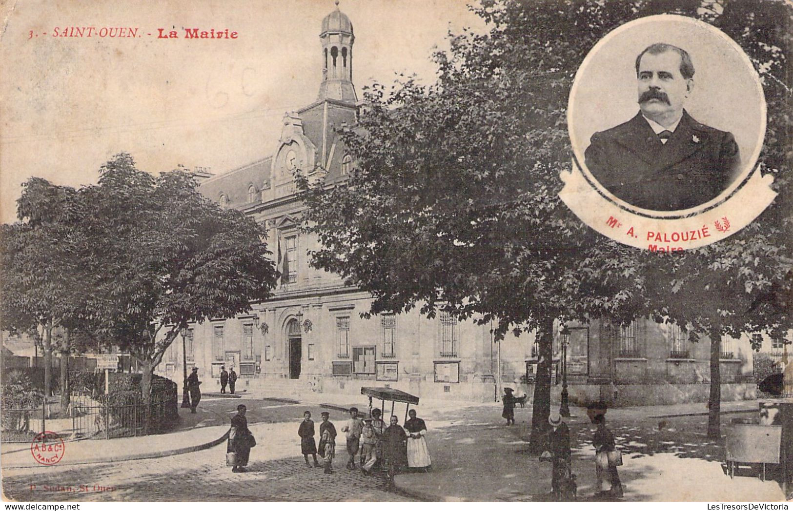 FRANCE - 93 - SAINT OUEN - La Mairie - A Palouzié Maire - Carte Postale Ancienne - Saint Ouen