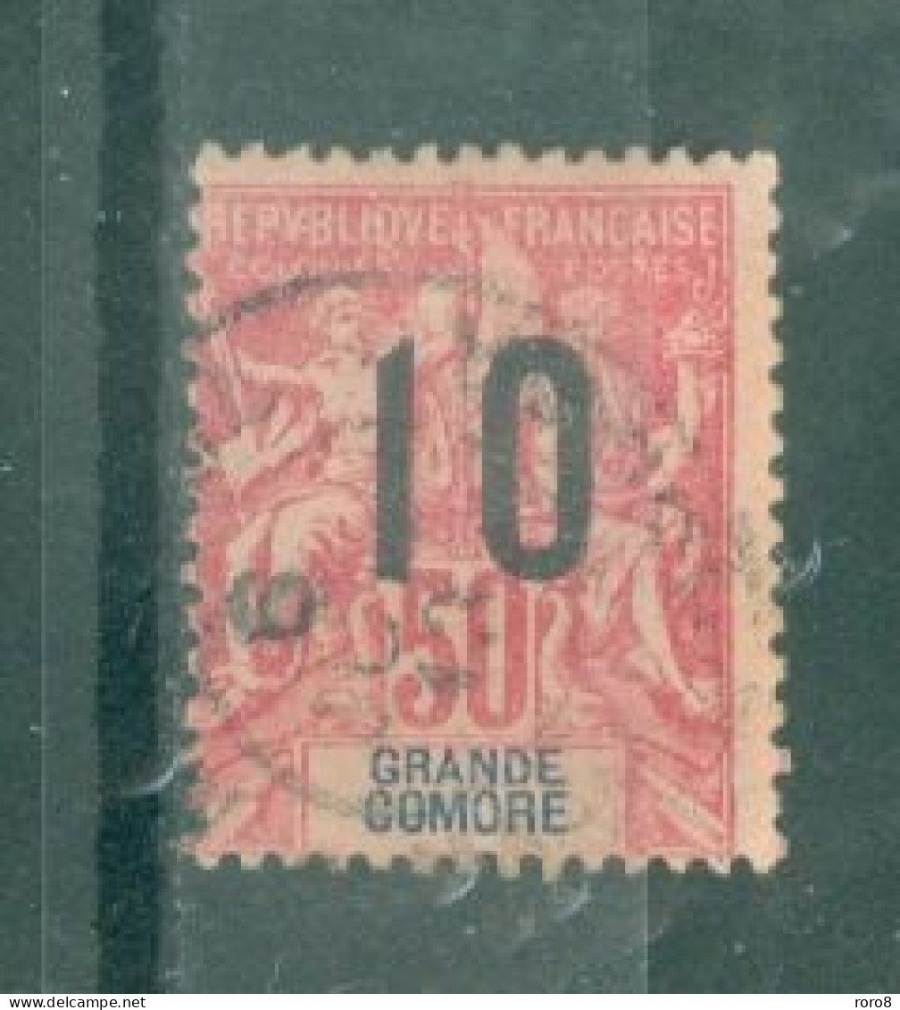 GRANDE COMORE - N°28 Oblitéré - Timbres De 1897-1900 Surchargés. Chiffres Espacés. - Used Stamps