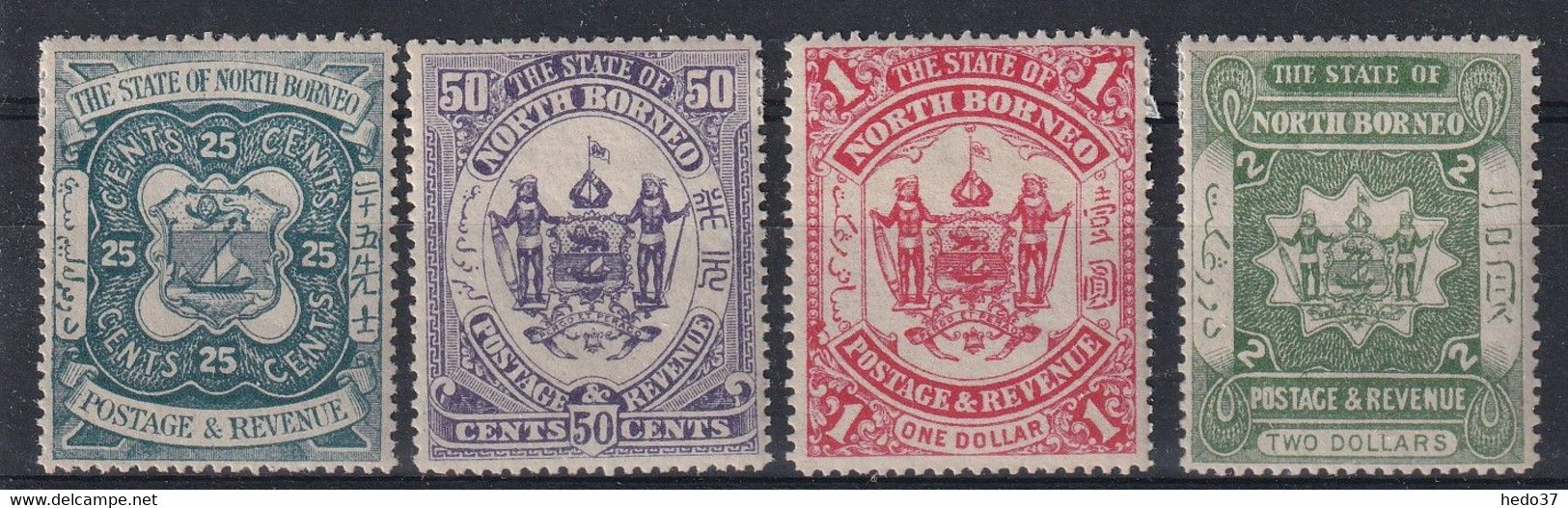 Bornéo Du Nord N°61/64 - Neuf * Avec Charnière - TB - North Borneo (...-1963)