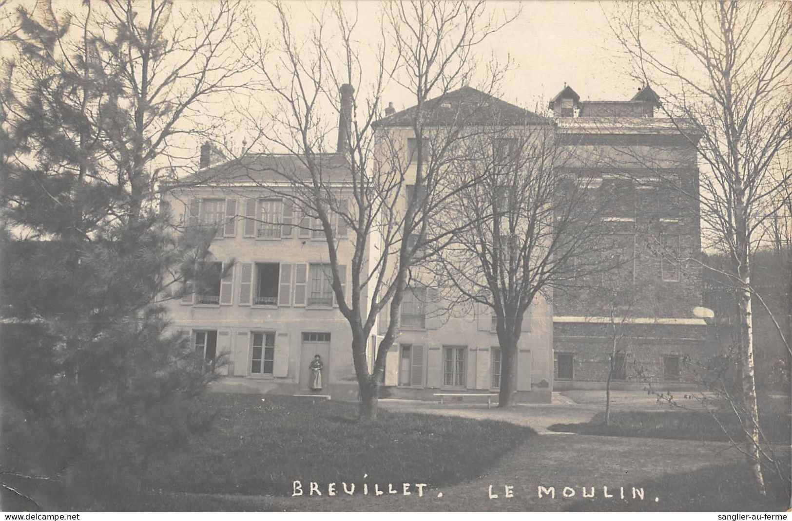 CPA 91 BREUILLET / CARTE PHOTO / LE MOULIN - Other & Unclassified