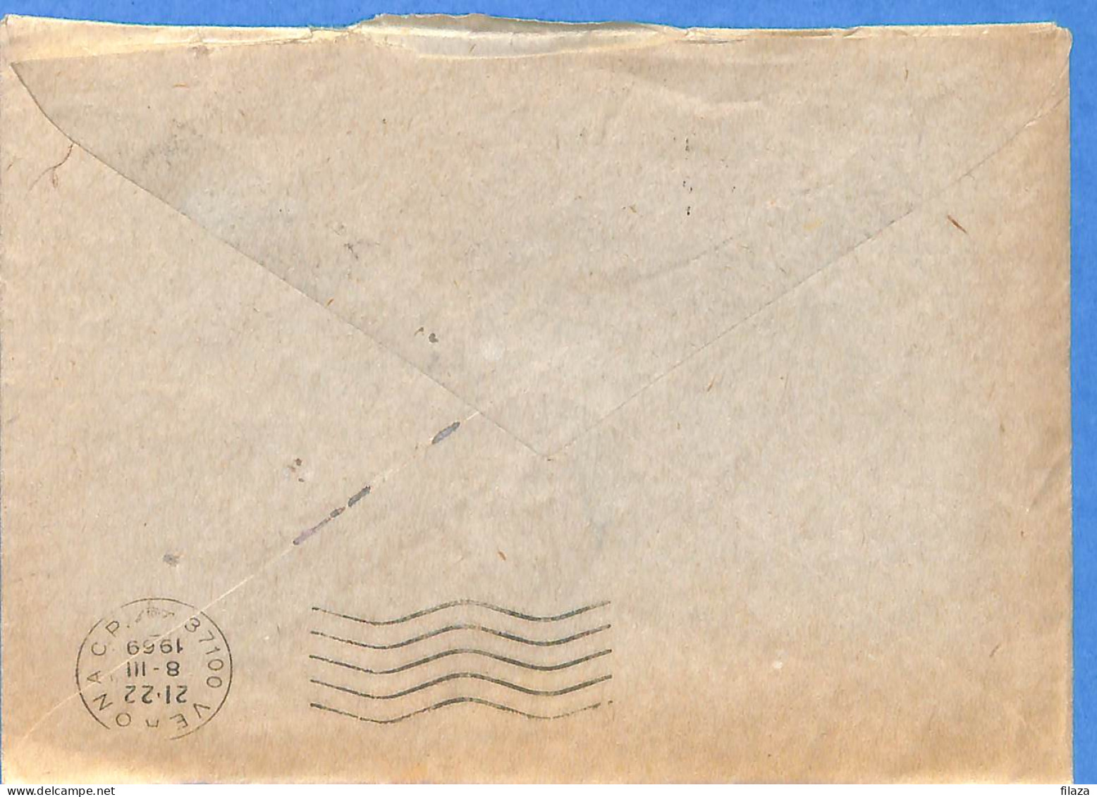 Lettre : Romania To Italy Singer DINO L00110 - Storia Postale