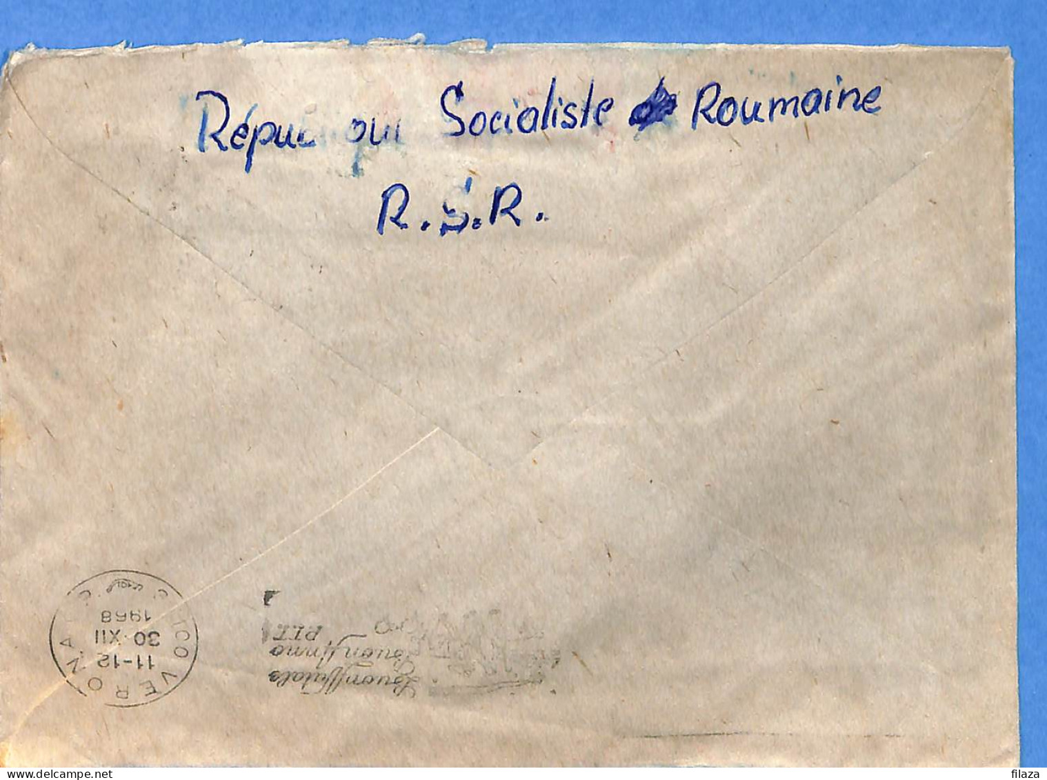 Lettre : Romania To Italy Singer DINO L00122 - Storia Postale