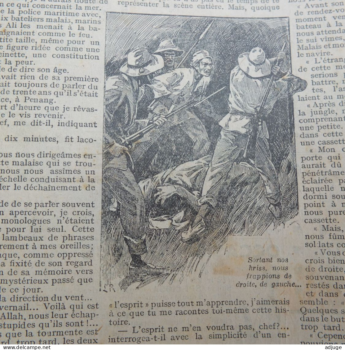 L'INTRÉPIDE -  N° 216 -  19 Juillet 1914- AVENTURES-VOYAGES-EXPLORATIONS - "Un DUEL au-desus de l'ABÎME" *8 scans*